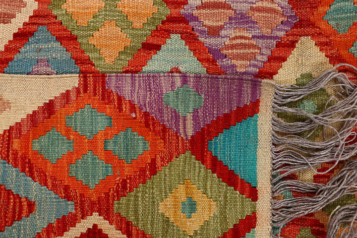 Multi Colored Kilim 5' x 6' 9 - No. 66761 - ALRUG Rug Store