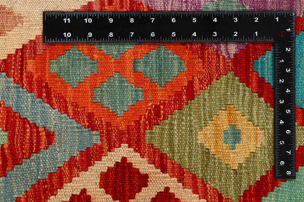 Multi Colored Kilim 5' x 6' 9 - No. 66761 - ALRUG Rug Store