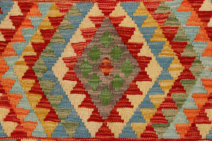 Multi Colored Kilim 4' 11 x 6' 5 - No. 66762 - ALRUG Rug Store