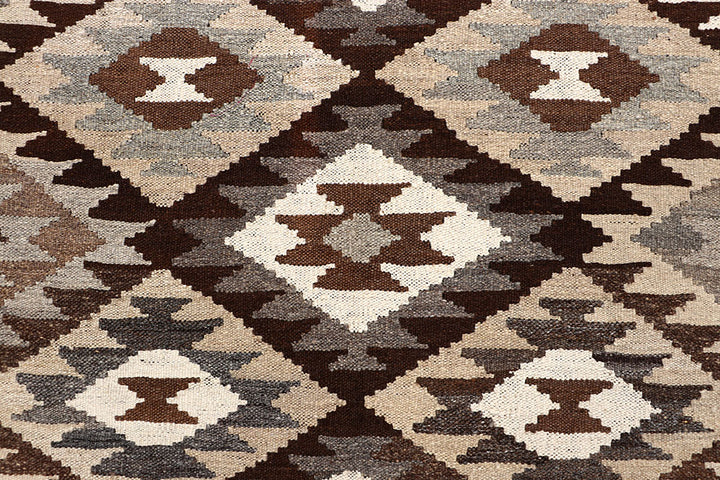 Multi Colored Kilim 4' 10 x 6' 6 - No. 66763 - ALRUG Rug Store