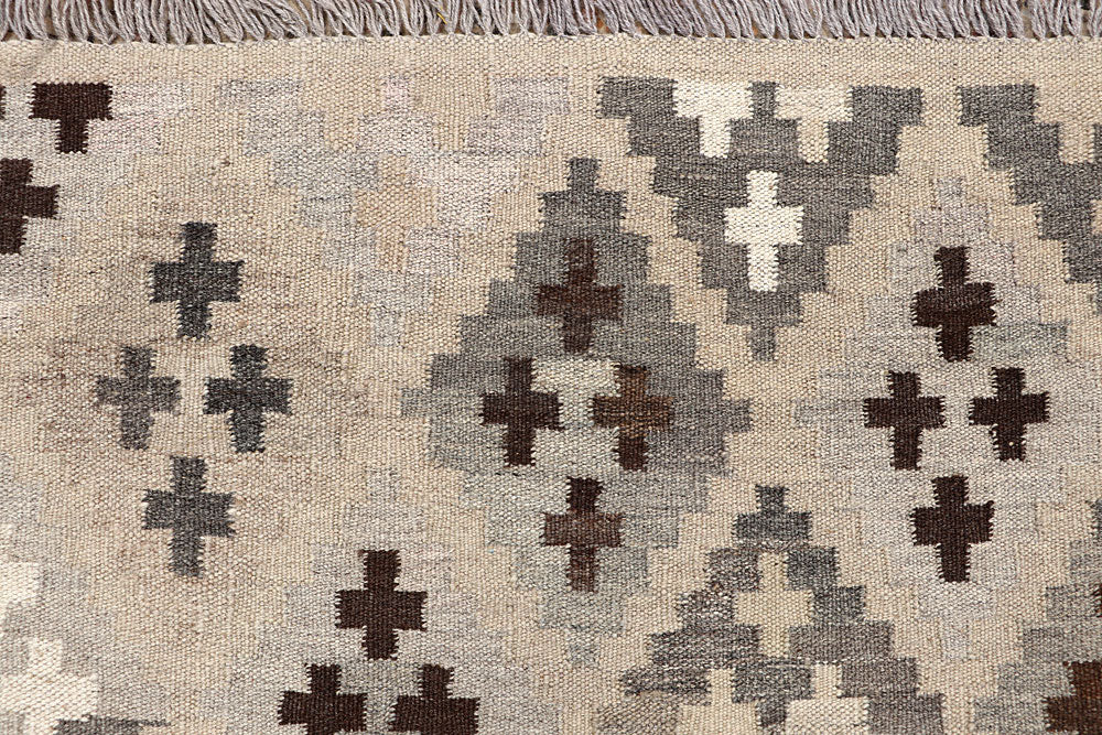 Multi Colored Kilim 4' 9 x 6' 3 - No. 66764 - ALRUG Rug Store