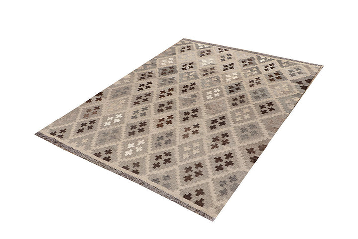 Multi Colored Kilim 4' 9 x 6' 3 - No. 66764 - ALRUG Rug Store