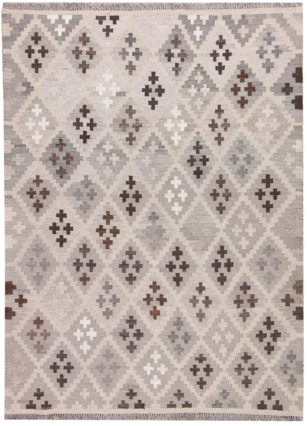 Multi Colored Kilim 4' 9 x 6' 3 - No. 66764 - ALRUG Rug Store