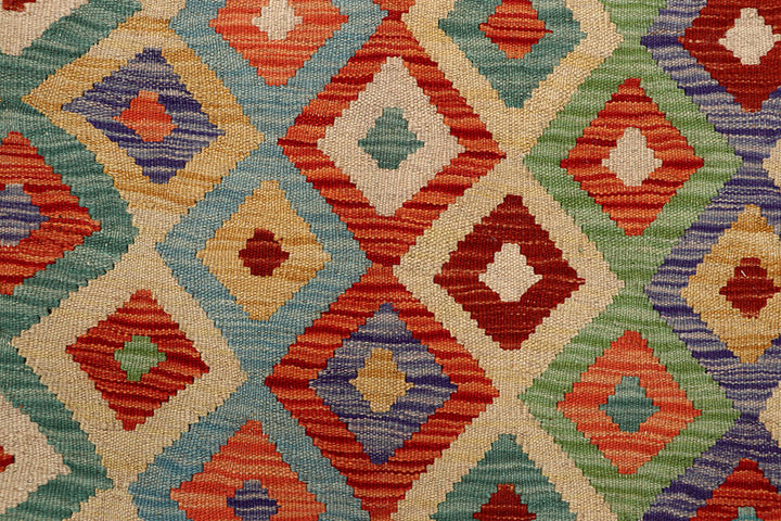 Multi Colored Kilim 4' 9 x 6' 3 - No. 66765 - ALRUG Rug Store