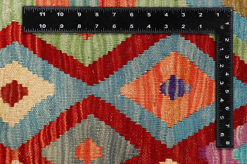 Multi Colored Kilim 4' 9 x 6' 3 - No. 66765 - ALRUG Rug Store
