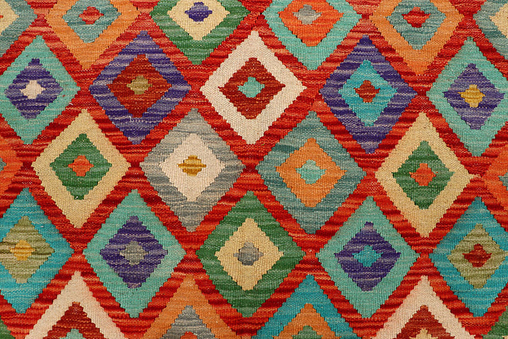 Multi Colored Kilim 4' 9 x 6' 4 - No. 66766 - ALRUG Rug Store