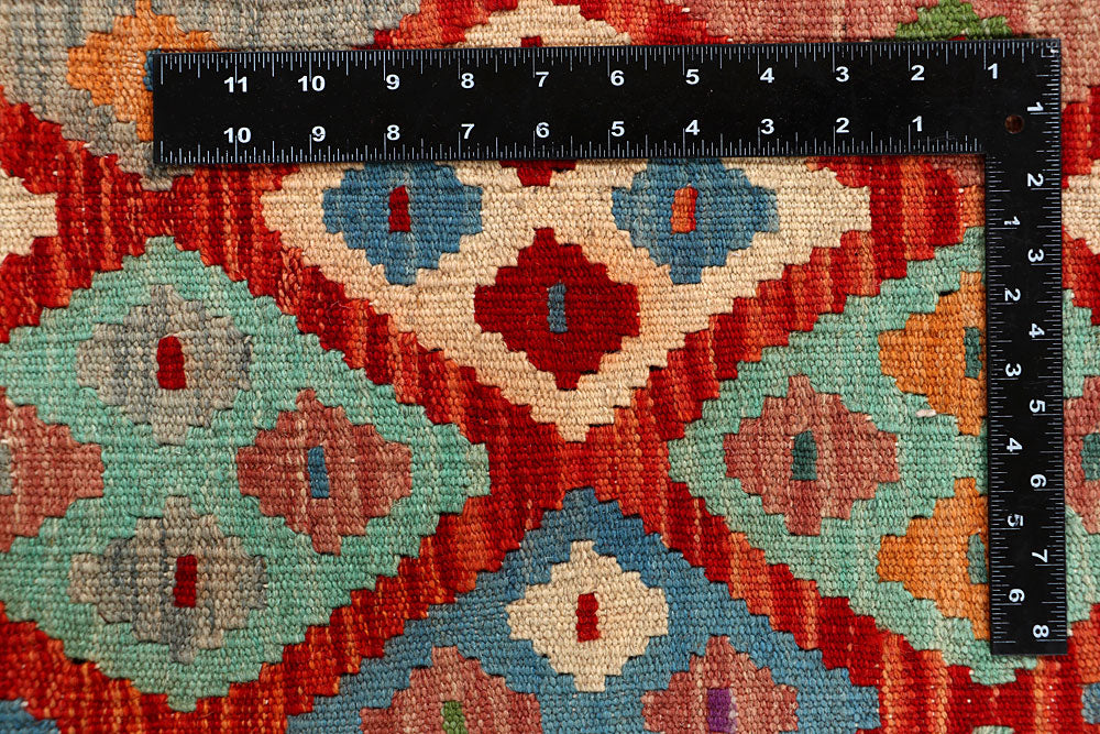 Multi Colored Kilim 5' 5 x 6' 4 - No. 66767 - ALRUG Rug Store