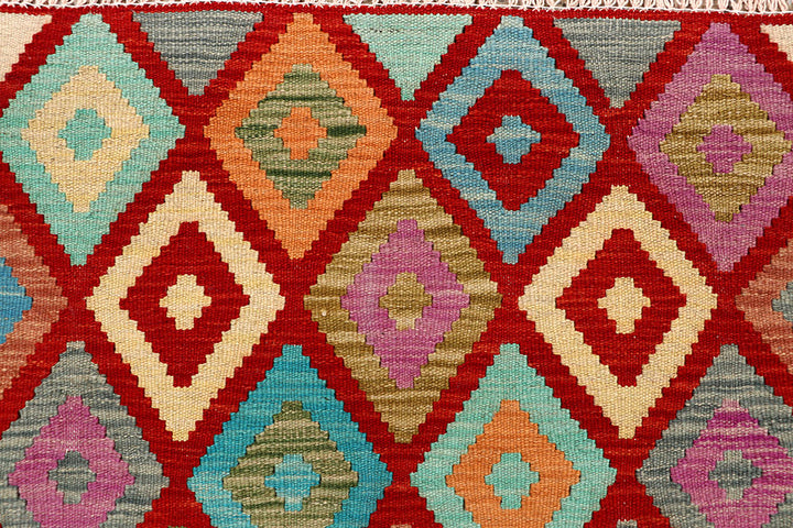 Multi Colored Kilim 4' 11 x 6' 4 - No. 66768 - ALRUG Rug Store