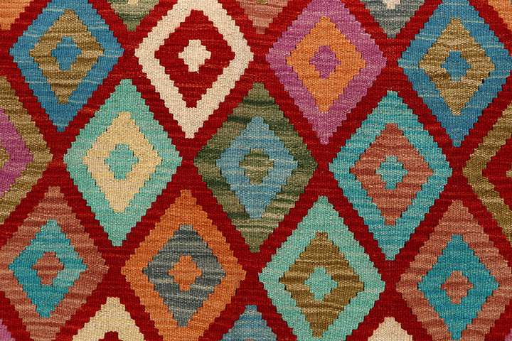 Multi Colored Kilim 4' 11 x 6' 4 - No. 66768 - ALRUG Rug Store