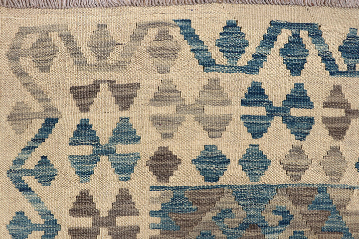 Multi Colored Kilim 5' x 6' 6 - No. 66769 - ALRUG Rug Store