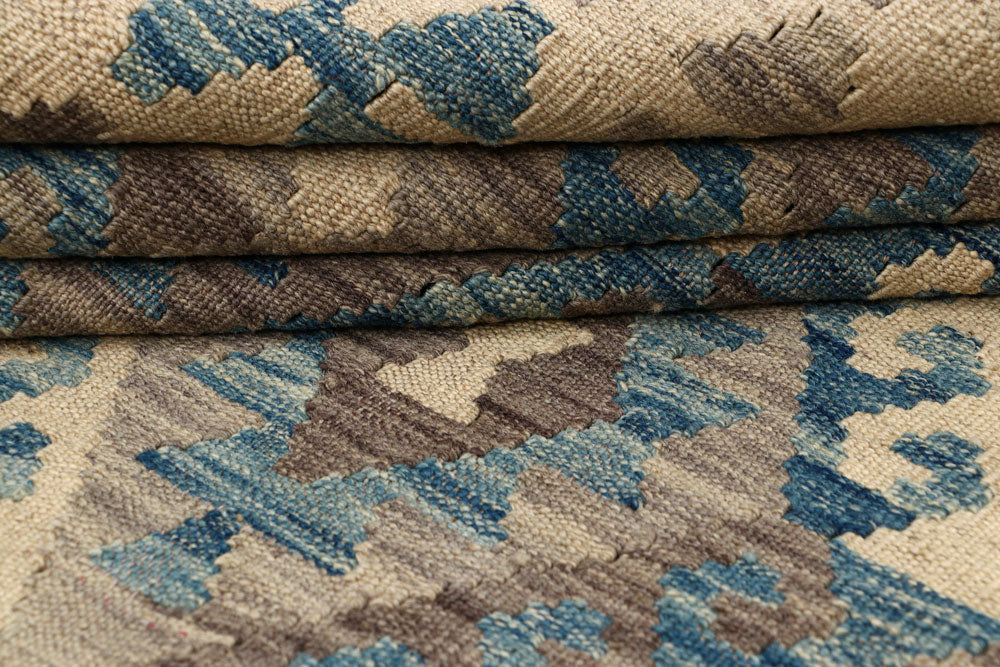 Multi Colored Kilim 5' x 6' 6 - No. 66769 - ALRUG Rug Store