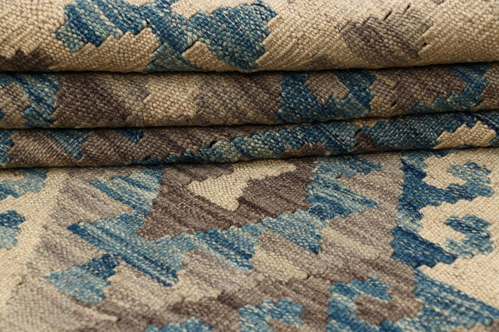 Multi Colored Kilim 5' x 6' 6 - No. 66769 - ALRUG Rug Store