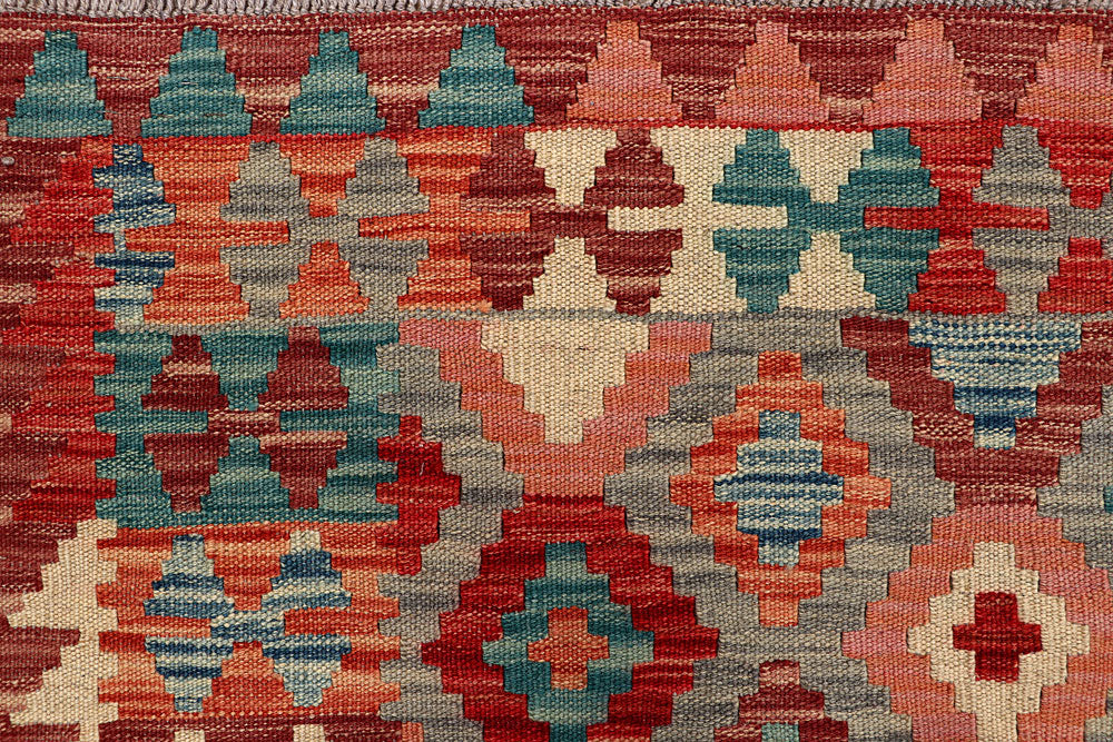 Multi Colored Kilim 5' x 6' 4 - No. 66770 - ALRUG Rug Store