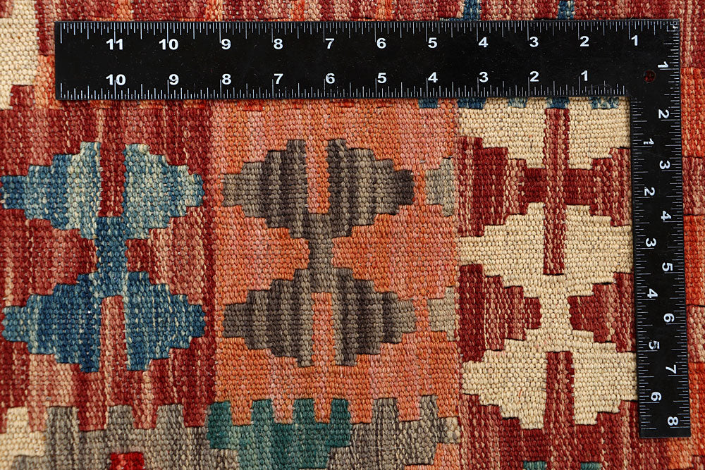 Multi Colored Kilim 5' x 6' 4 - No. 66770 - ALRUG Rug Store