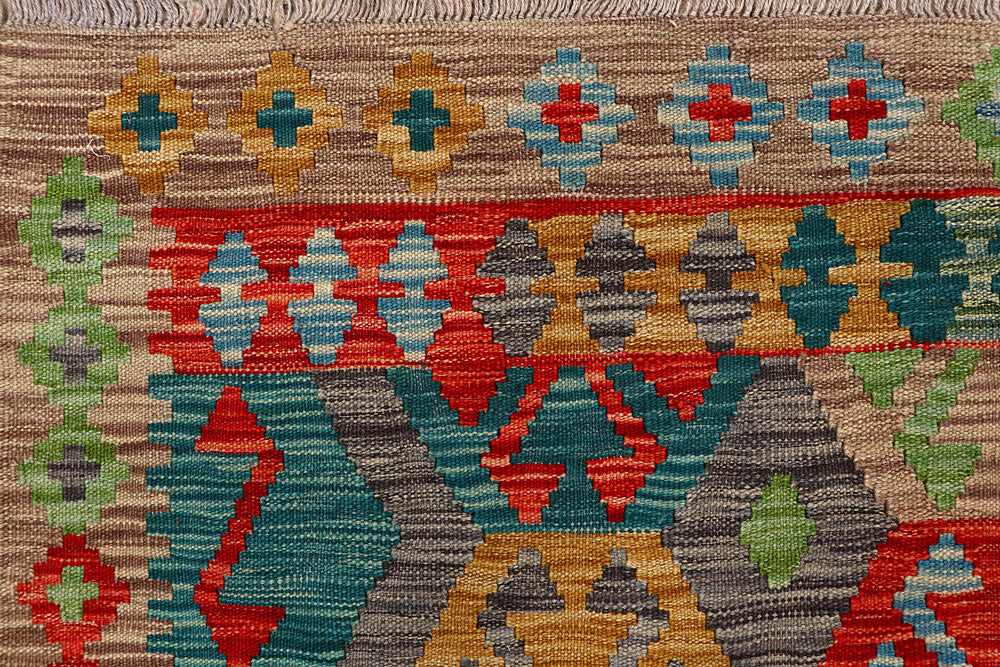 Multi Colored Kilim 5' x 6' 6 - No. 66771 - ALRUG Rug Store