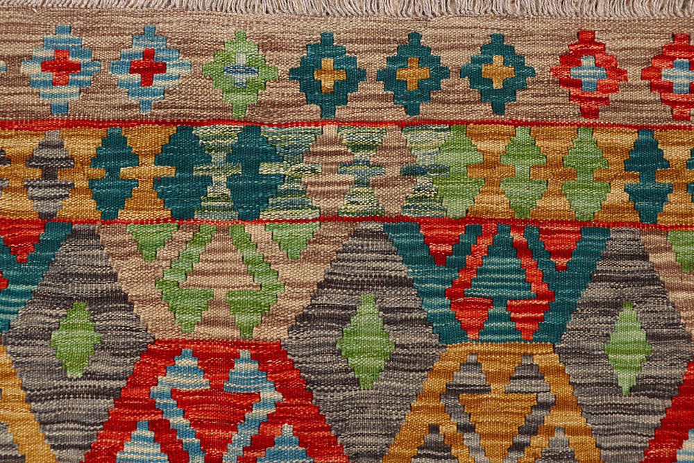 Multi Colored Kilim 5' x 6' 6 - No. 66771 - ALRUG Rug Store
