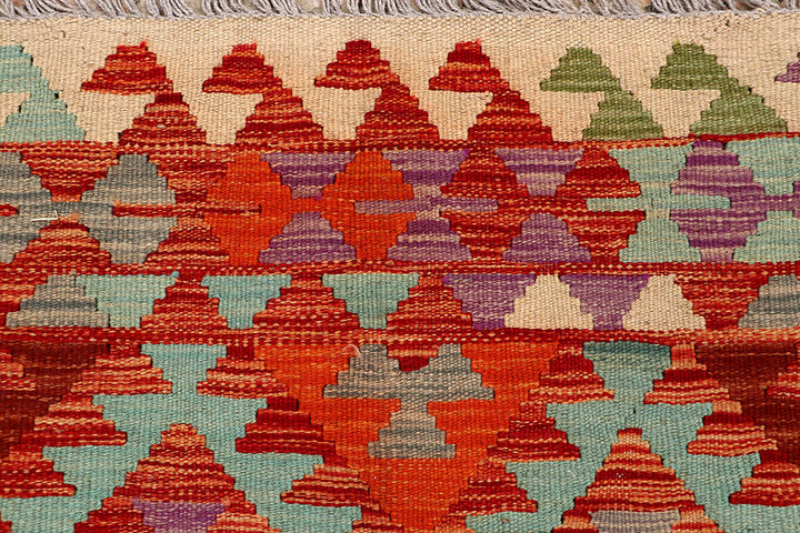 Multi Colored Kilim 4' 10 x 6' 6 - No. 66773 - ALRUG Rug Store