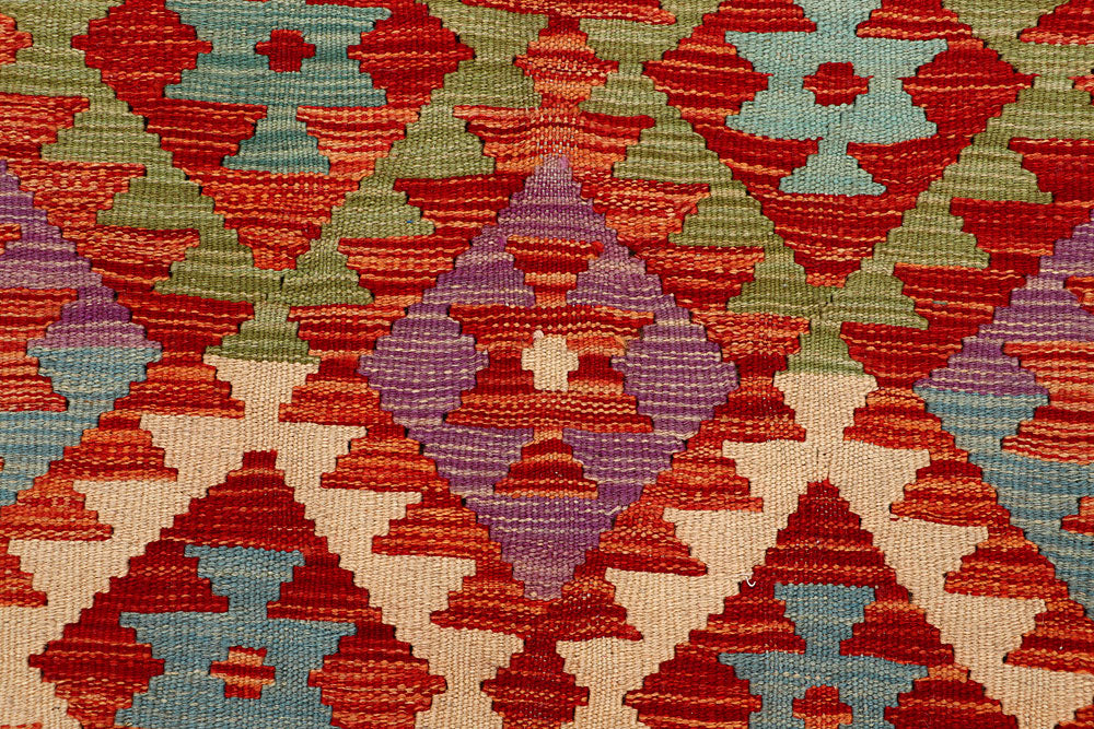 Multi Colored Kilim 4' 10 x 6' 6 - No. 66773 - ALRUG Rug Store