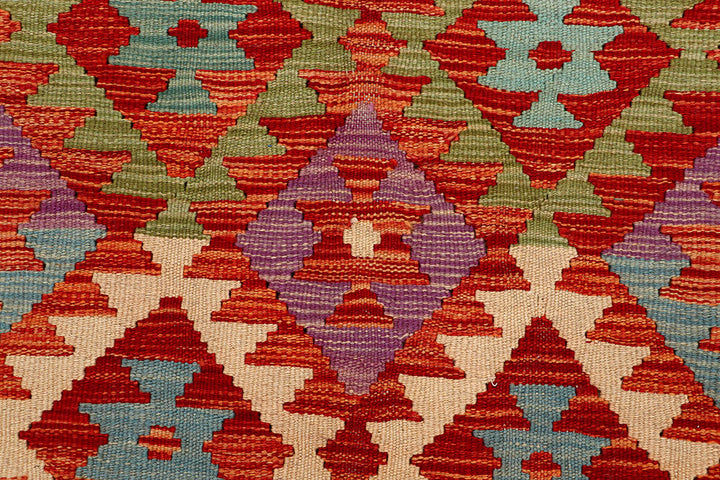 Multi Colored Kilim 4' 10 x 6' 6 - No. 66773 - ALRUG Rug Store