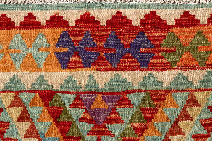 Multi Colored Kilim 4' 11 x 6' 4 - No. 66774 - ALRUG Rug Store