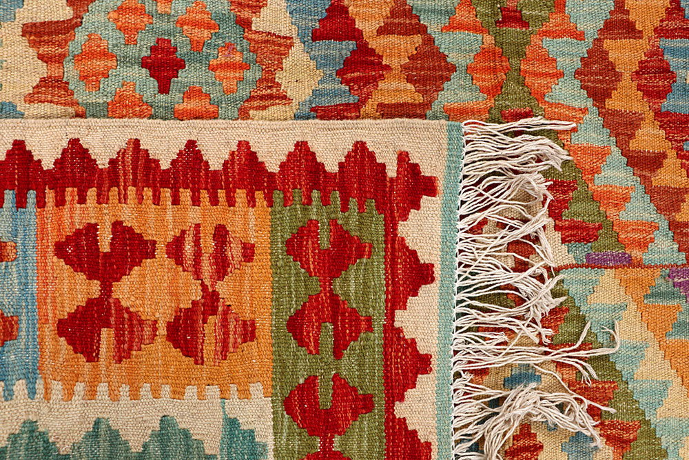 Multi Colored Kilim 4' 11 x 6' 4 - No. 66774 - ALRUG Rug Store