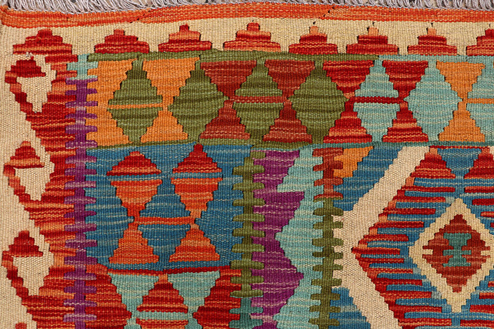 Multi Colored Kilim 4' 11 x 6' 5 - No. 66775 - ALRUG Rug Store
