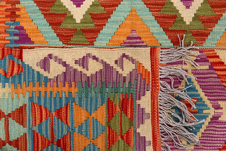 Multi Colored Kilim 4' 11 x 6' 5 - No. 66775 - ALRUG Rug Store