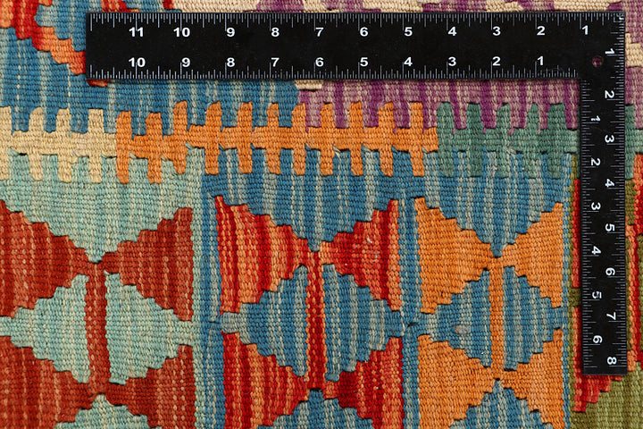 Multi Colored Kilim 4' 11 x 6' 5 - No. 66775 - ALRUG Rug Store