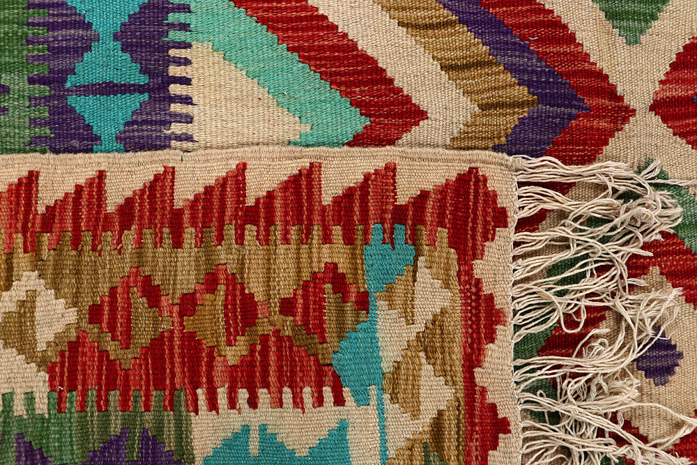 Multi Colored Kilim 5' x 6' 1 - No. 66776 - ALRUG Rug Store