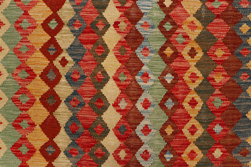 Multi Colored Kilim 5' x 6' 7 - No. 66778 - ALRUG Rug Store