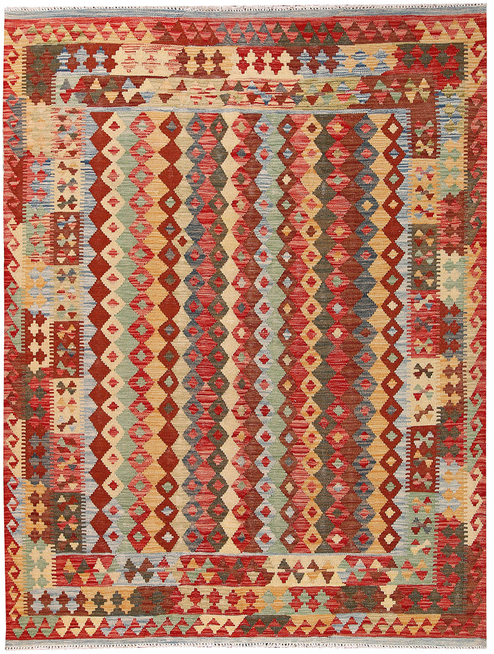 Multi Colored Kilim 5' x 6' 7 - No. 66778 - ALRUG Rug Store