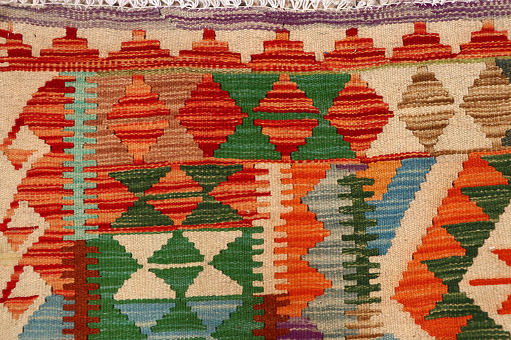 Multi Colored Kilim 5' 1 x 6' 6 - No. 66779 - ALRUG Rug Store