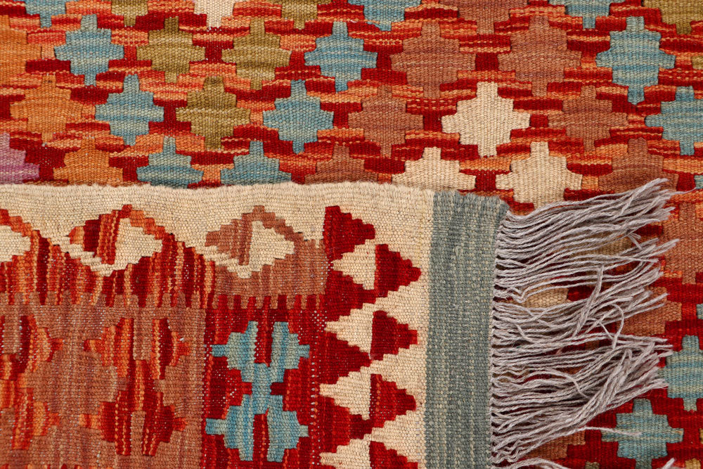Multi Colored Kilim 4' 11 x 6' 8 - No. 66782 - ALRUG Rug Store