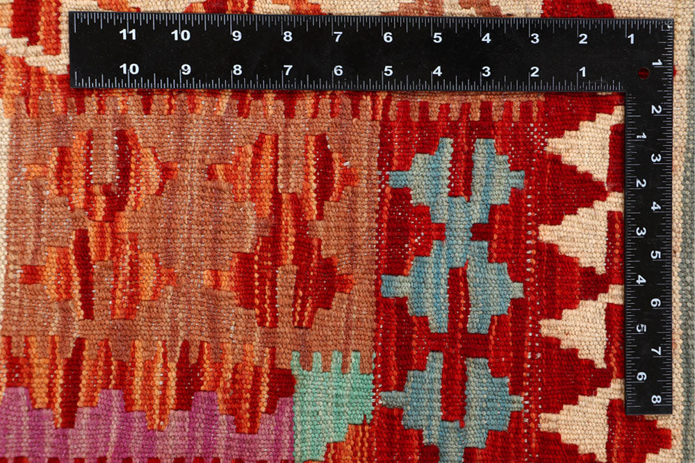 Multi Colored Kilim 4' 11 x 6' 8 - No. 66782 - ALRUG Rug Store