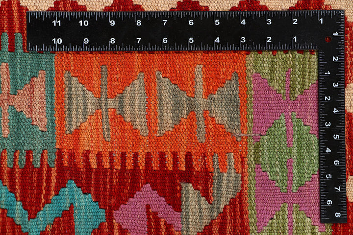 Multi Colored Kilim 4' 10 x 6' 4 - No. 66783 - ALRUG Rug Store