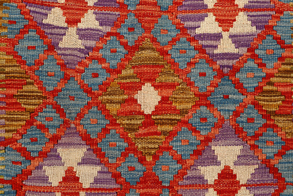 Multi Colored Kilim 5' 1 x 6' 6 - No. 66785 - ALRUG Rug Store