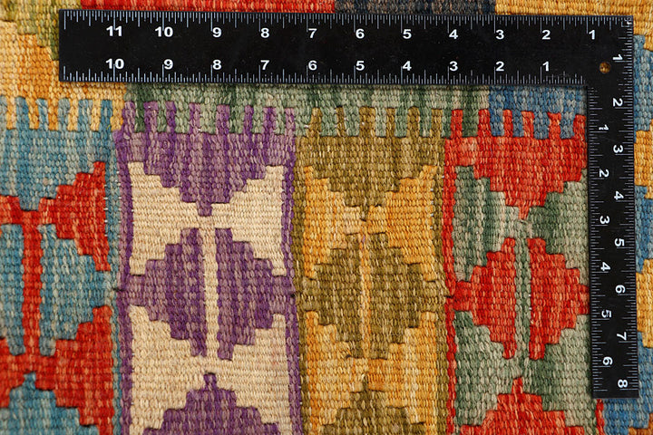 Multi Colored Kilim 5' 1 x 6' 6 - No. 66785 - ALRUG Rug Store