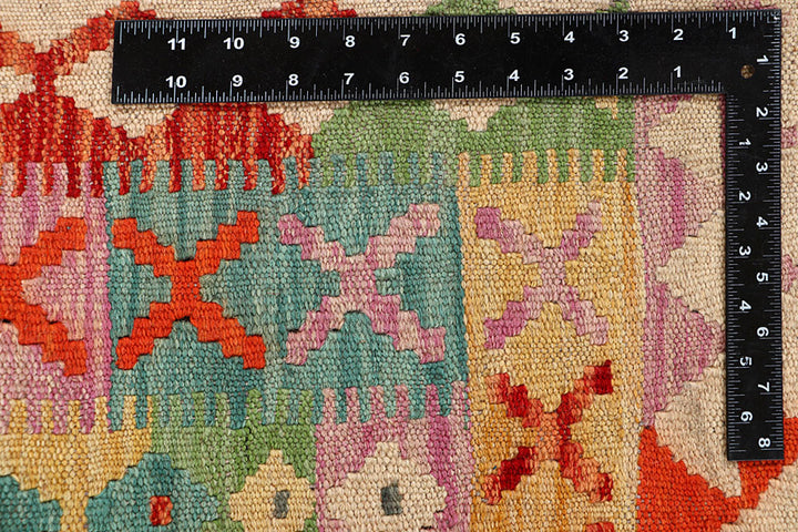 Multi Colored Kilim 5' 1 x 6' 5 - No. 66786 - ALRUG Rug Store