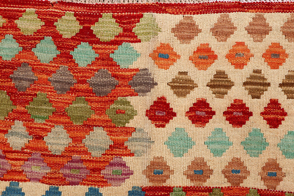 Multi Colored Kilim 5' 2 x 6' 5 - No. 66787 - ALRUG Rug Store