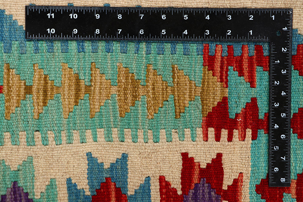 Multi Colored Kilim 4' 11 x 6' 2 - No. 66788 - ALRUG Rug Store