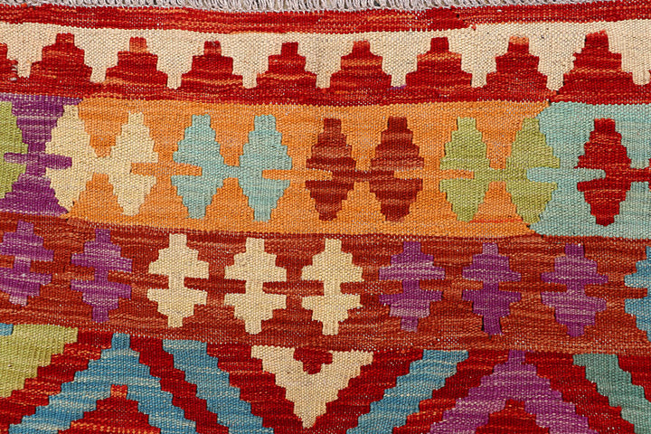 Multi Colored Kilim 5' 2 x 6' 6 - No. 66790 - ALRUG Rug Store