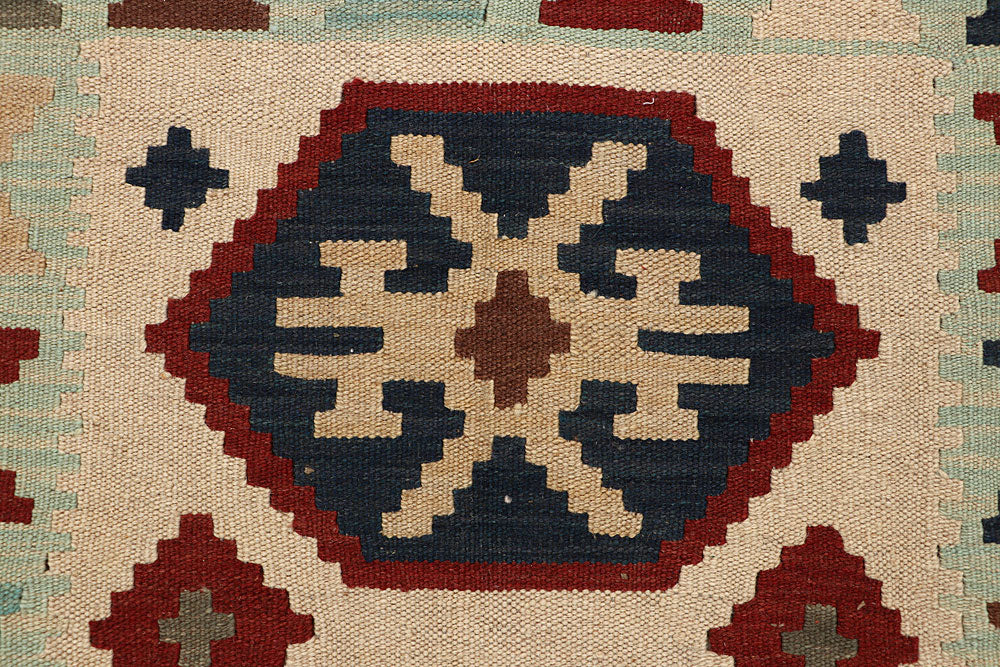 Multi Colored Kilim 4' 11 x 6' 7 - No. 66791 - ALRUG Rug Store