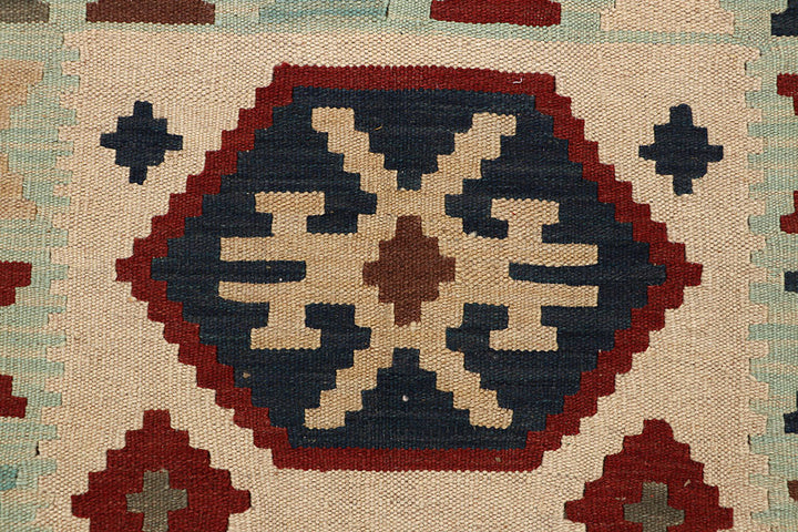 Multi Colored Kilim 4' 11 x 6' 7 - No. 66791 - ALRUG Rug Store