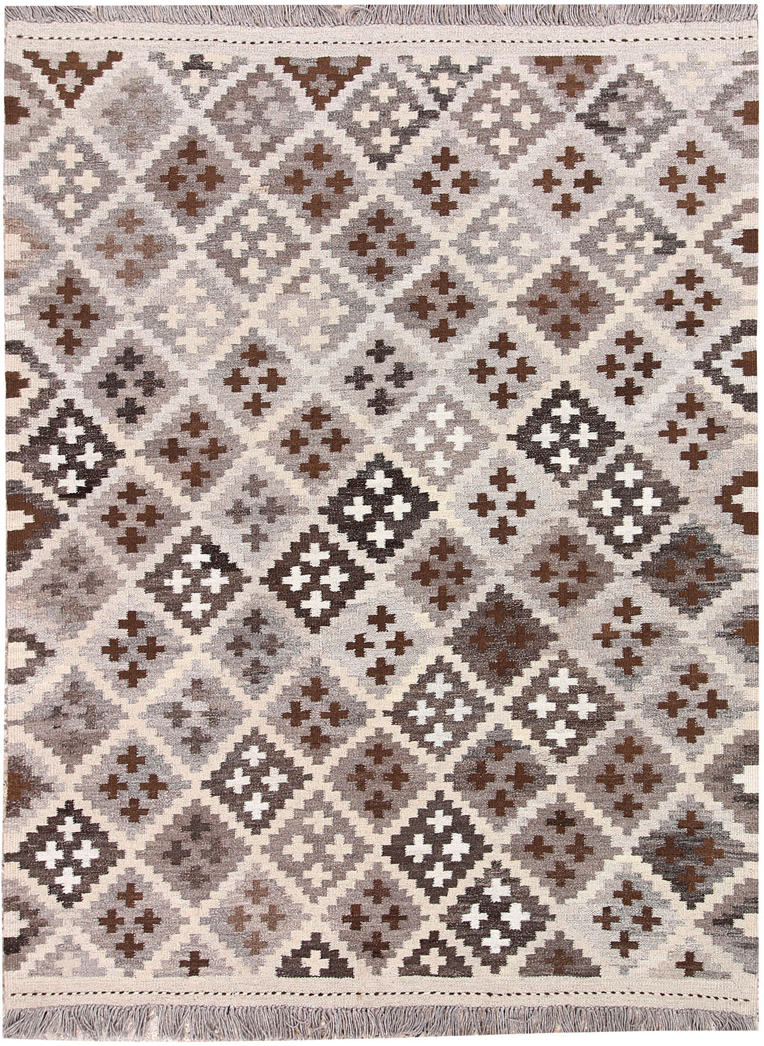 Multi Colored Kilim 5' x 6' 6 - No. 66792 - ALRUG Rug Store