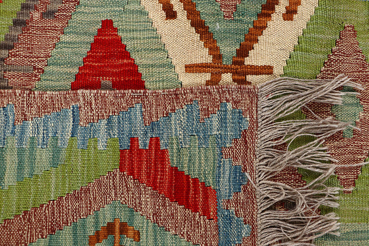 Multi Colored Kilim 5' x 6' 4 - No. 66793 - ALRUG Rug Store