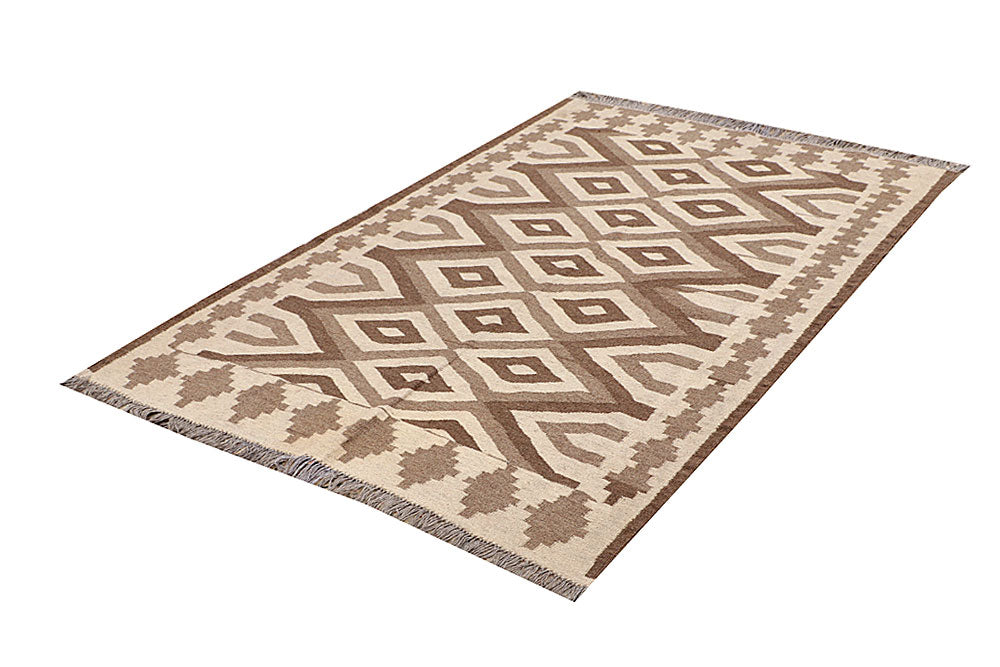 Multi Colored Kilim 4' 8 x 6' 4 - No. 66794 - ALRUG Rug Store