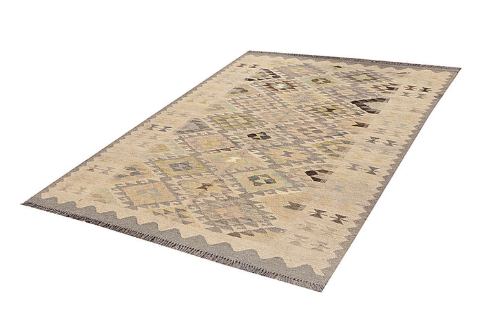 Multi Colored Kilim 4' 11 x 6' 8 - No. 66795 - ALRUG Rug Store