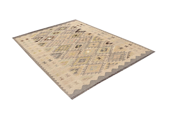 Multi Colored Kilim 4' 11 x 6' 8 - No. 66795 - ALRUG Rug Store