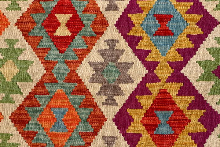 Multi Colored Kilim 5' 4 x 6' 4 - No. 66801 - ALRUG Rug Store