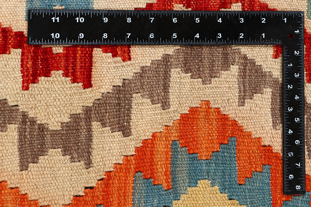 Multi Colored Kilim 5' 4 x 6' 4 - No. 66801 - ALRUG Rug Store
